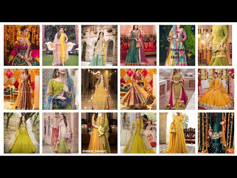 Mehndi Dress Designs 2024|| Latest Mayon Haldi Mehndi Dress Designs For Bride || Mehndi Dresses