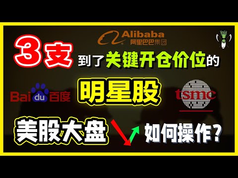 BABA BIDU TSM 开仓的机会来了？！ 有三只下跌已久的 明星股 到了适合开仓的位置？！美股 大盘漂浮不定，后续应该怎么看？！| CHIVEST美股分析 | 22.8.2021