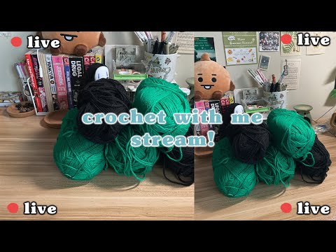 🌛crochet with me stream! 🦋