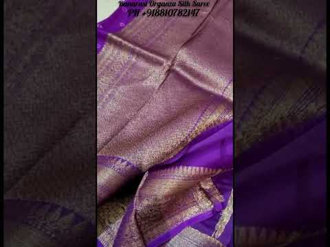 Banarasi Handloom Pure Organza Silk Saree