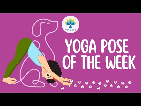 Yoga Pose of the Week | Downward Dog Pose | Improve Strength & Flexibility with Yoga | Yoga Guppy