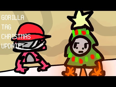 Playing the new Gorilla Tag Christmas update!