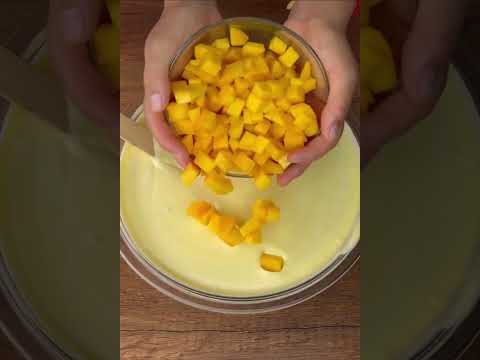 Learn how to prepare this delicious mango ice cream.