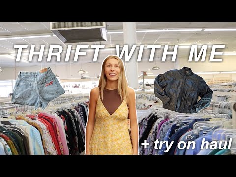 COME THRIFT WITH ME + try on haul | summer day in my life vlog