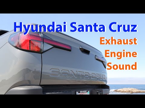 Hyundai Santa Cruz Engine & Exhaust Sound ASMR