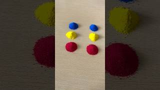 Colourful Butterfly Rangoli | Rangoli For Kids and Beginners | Satisfying Rangoli #satisfying #short