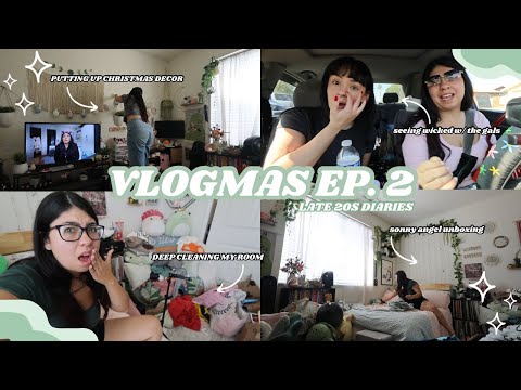 PRODUCTIVE DAYS IN MY LIFE (vlog) | SEEING WICKED, CLEANING MY ROOM + DECORATING FOR CHRISTMAS