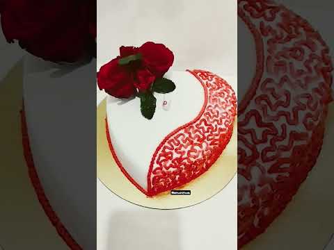 Anniversary special heart shape cake #kkhushifoods #shorts