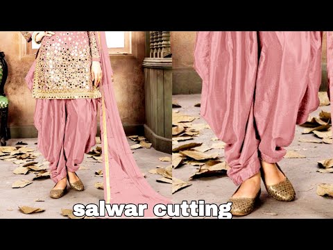 Hesvy punjabi salwar ki cutting | punjabi salwar ki cutting aur stitching  how to cut punjabi salwar