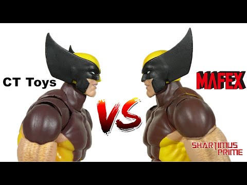 CT Toys Wolverine MAFEX MedicomToy 1:12 Comparison Import Knock-Off Action Figure Review