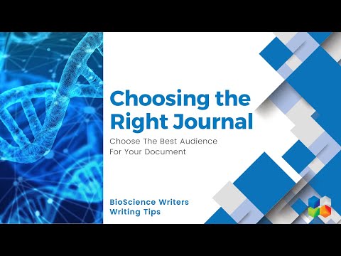 Choosing the Right Scientific Journal