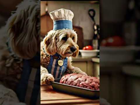 A dog preparing meal for the family #music #funny#dog