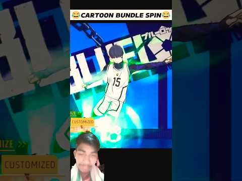 Cartoon Bundle Spin 😂 -#freefire #funny #shortsvideo