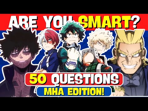 How Much Do You Know About My Hero Academia? 🦸💪👊 | Random Quizzes