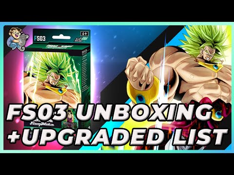 FS03 Broly Starter Deck Unboxing & Undefeated Winning List! | Dragon Ball Super Fusion World