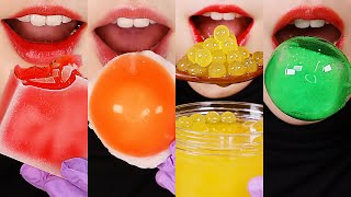 3HOURS EMOJI EATING ASMR FOR SLEEP, RELAXING EATING ASMR WAX CANDY HONEY JELLY, CANDIED FRUITS ETC 💤