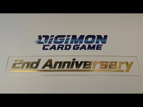 Digimon TCG 2nd Anniversary Box Opening