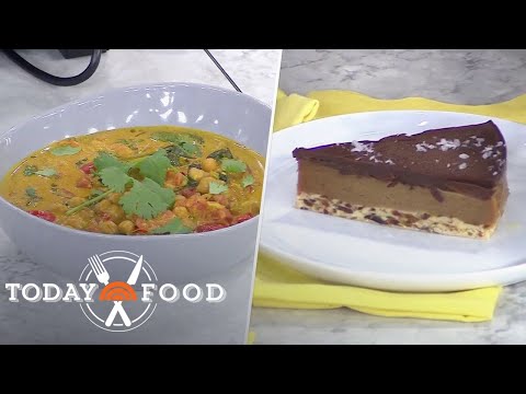 Chickpea curry, chocolate peanut butter tart: Get the recipes!