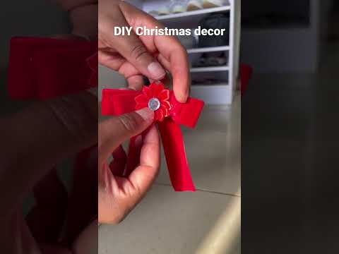 DIY Christmas decoration 🧑🏾‍🎄❤️ #diy #shorts