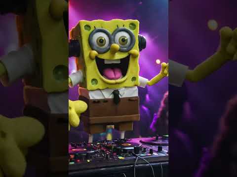 SpongeBob 🔥 #spongebob #spongebobsquarepants #dj #party #edm #dancemusic #rave #electronicmusic