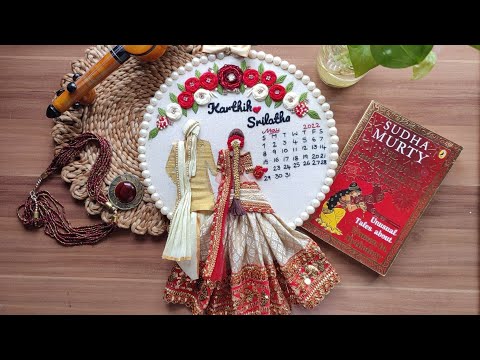 Handmade Wedding Hoop Embroidery | Step-by-Step South Indian Traditional Hoop | #hoop_nloop