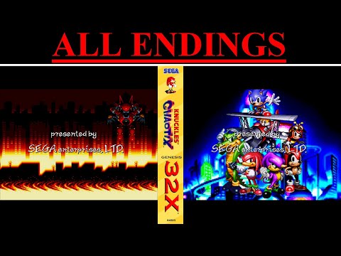 Knuckles' Chaotix [USA] (Sega Genesis 32X) - (All Endings)