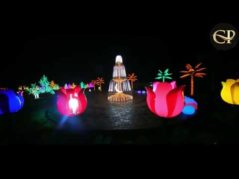 STATUE OF UNITY || Night lighting show "Land of Billion Lights" at night.