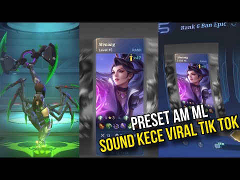 5 PRESET AM ML SOUND VIRAL TIK TOK TERBARU 2024 ~ preset di bawah 5mb 🎧