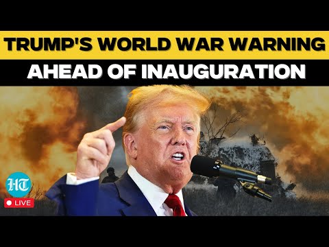 Trump Speech LIVE: US President Elect Donald Trump Chilling World War 3 Warning | US News Live