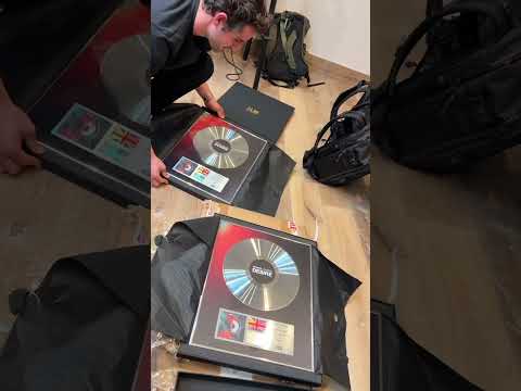 The moment we received our platinum discs for Desire! 💿❤️Time to drop a new collab?