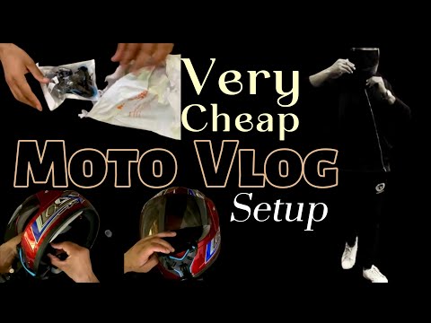 VERY CHEAP MOTO VLOGGING SETUP | NO NEED EXPENSIVE GOPRO SETUP#bikemodification