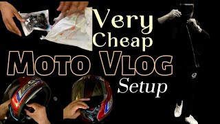 VERY CHEAP MOTO VLOGGING SETUP | NO NEED EXPENSIVE GOPRO SETUP#bikemodification