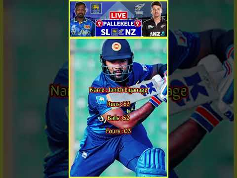 Janith Liyanage | 3rd Odi vs new zealand