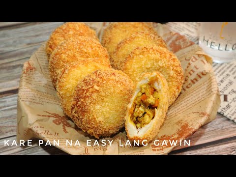 SUBUKAN MO ITONG GAWING MERIENDA BUKAS! KARE PAN O CURRY BREAD NA EASY LANG GAWIN