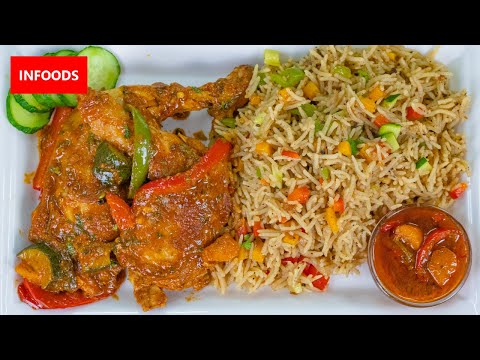 Vegetable Pilau and Rosemary Chicken Recipe | How to Cook Chicken and Rice | Infoods