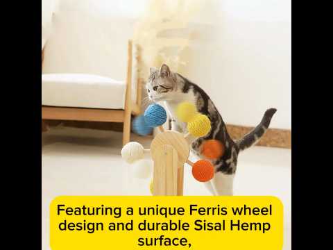 Cat Scratch Board – Ferris Wheel Fun for Cats & Kittens – Durable, Long-Lasting, and Entertaining