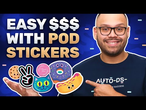 How To Start Selling Print On Demand Stickers ($5k/Week!)