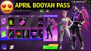 APRIL BOOYAH PASS FREE FIRE 2023 | APRIL BOOYAH PASS FULL REVIEW | SEASON 3 BOOYAH PASS FREE FIRE