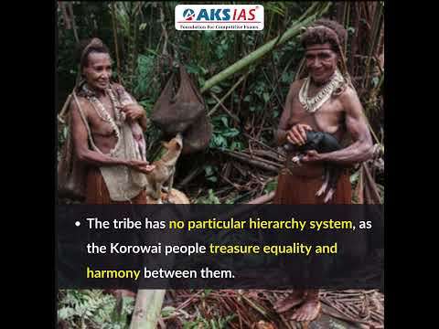 Korowai Tribe#aksias #upsc #currentaffairs #KorowaiTribe #Indonesia #cannibalism #iascoaching