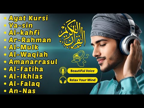 MUROTTAL MERDU Pengantar Tidur AYAT KURSI, AL KAHFI, AL MULK, AR RAHMAN, YASIN, AL WAQIAH