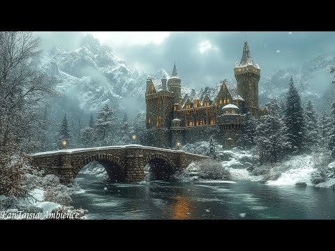 Celtic Fantasy Music - Castle of Winter, Snowy Village, Medieval Ambience, Magical, Relaxation