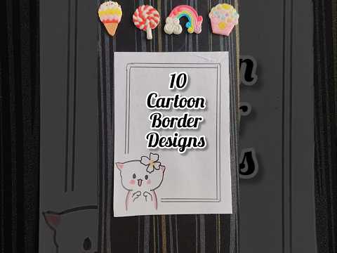 Border ideas Ep -30 #borderdesigns #frontpagedesign #stickersdiiiva #shorts