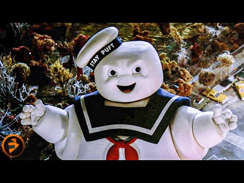 Giant Stay Puft Marshmallow Man Destroys the City | GHOSTBUSTERS