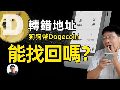 狗狗币转入ledger 错地址了 三天沒有到帳 能找回嗎？