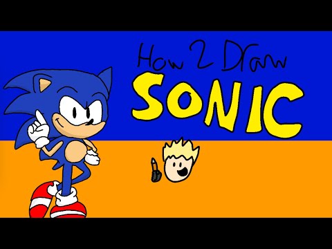 How To Draw Sonic #sonicthehedgehog #drawing #drawsonic #howtodraw