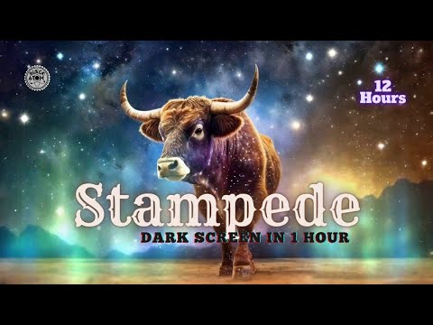 Rhythmic Stampede Ambience ⨀ 12 Hours of Powerful Hoofbeats for Deep Sleep & Relaxation