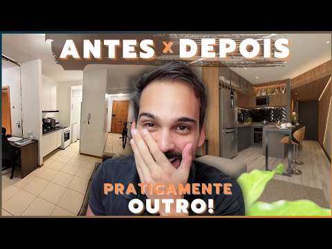 APARTAMENTO PEQUENO REFORMADO COMPLETAMENTE [review do projeto]