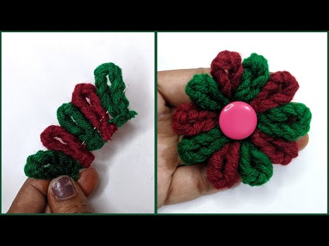 Easy Christmas Decorations idea with wool - Christmas tree ornament making - Diy creative art