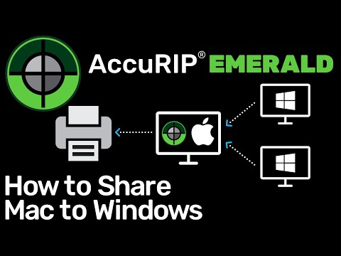 AccuRIP Emerald - How to Share AccuRIP From Mac to Windows