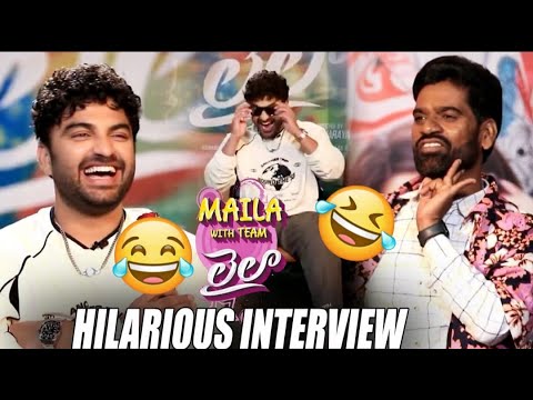 Laila Movie team fun chit chat with Bithri Satti #vishwaksen #laila